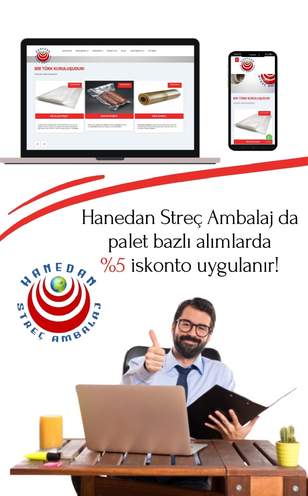 Palet bazlı alımlarda %5 iskonto
