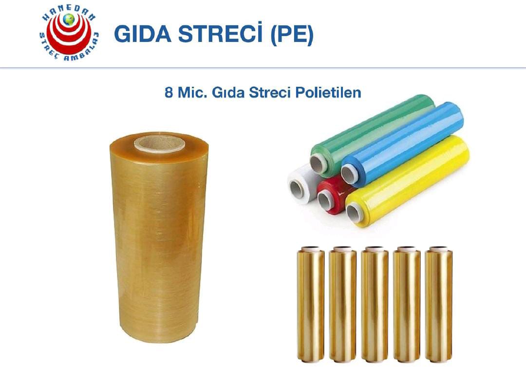 8 Mic. Gıda Streçi (PE)